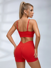 Deep V Collar Backless Sports Bras