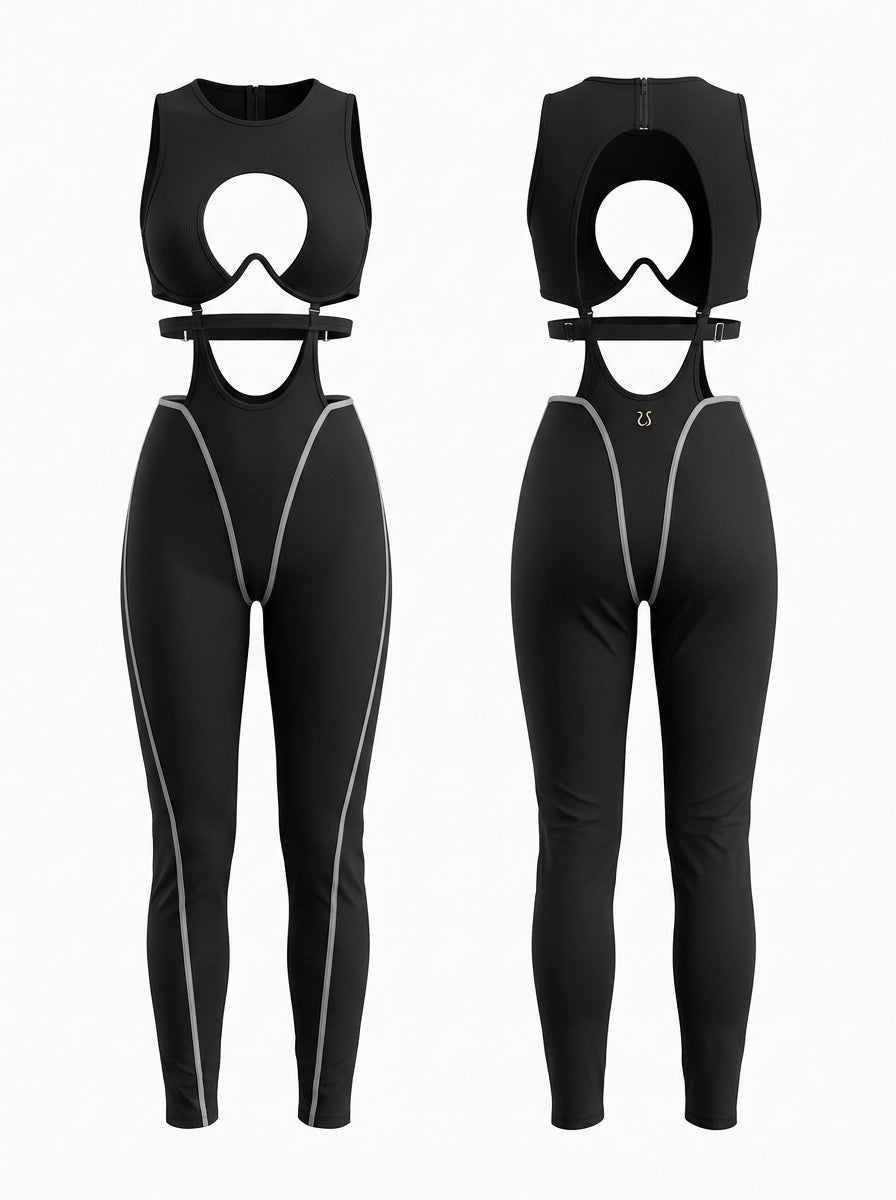 Sexy Hollow Out Jumpsuit