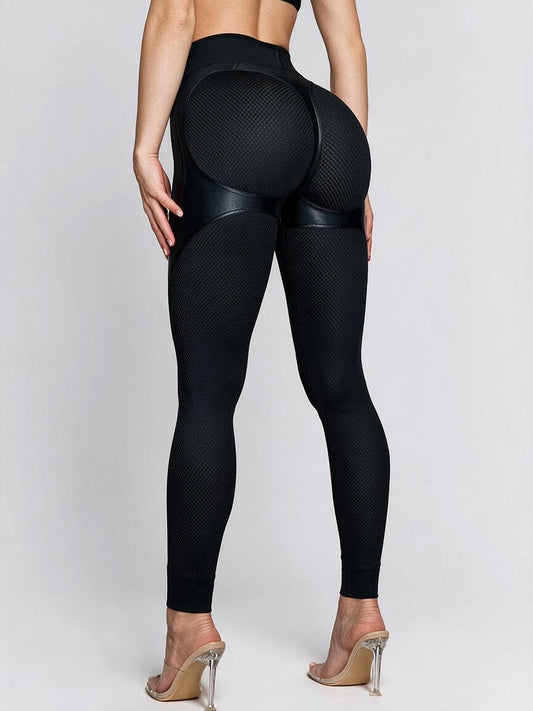 Fly-Eye Fishnet Breathable Booty Leggings