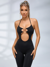 Hollow Out Backless Jumpsuit