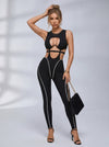 Sexy Hollow Out Short Romper