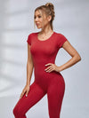 Sexy Backless U Collar Jumpsuit