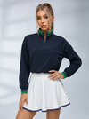 Half-Zip Windbreaker Tennis Set