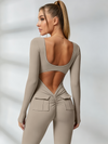 Sexy Cutout Pocket Booty Cargo Jumpsuit