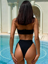 ZASUWA Female Sexy Hollow Out Cross One-piece Swimsuit