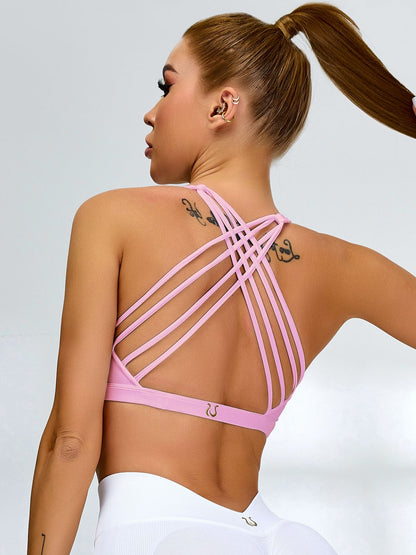 Pure White Beauty Back Sports Bras