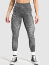 ZASUWA Female Leopard Print Scrunch Bum Leggings