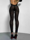 🖤ZASUWA Female Fashion Leopard Print Mesh Jumpsuit