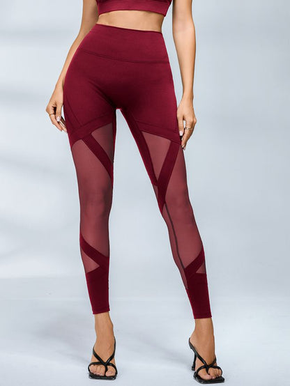Sexy Sheer Mesh Hip-lift Tracksuit