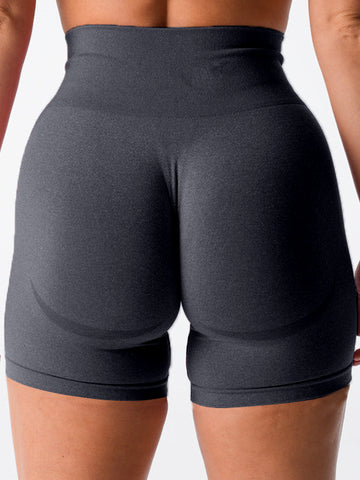 ZASUWA Female Quick-dry Scrunch Bum Seamless Spandex Gym Booty Shorts