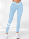 ZASUWA Female Chessboard V Shaped-waist Leggings