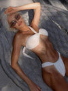 ZASUWA Female One-shoulder Design Thong Beach Bikini Set