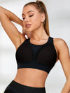 ZASUWA Female Fly Eye Contrast Color Hip-lift Spandex Gym Bicycle Shorts