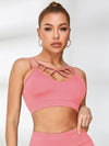 ZASUWA Female Cutout Mesh Cropped Leggings