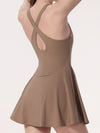 Cross Back 2 In 1 Anti-glare Quick-dry Dress