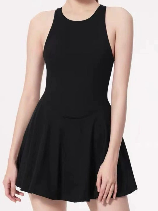 Cross Back 2 In 1 Anti-glare Quick-dry Dress