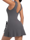 Solid Color 2 in 1 Design Quick-dry Dress
