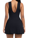Solid Color 2 in 1 Design Quick-dry Dress