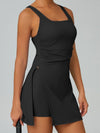 Cutout-Back Wrap Tennis Dress