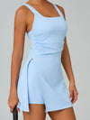 Cutout-Back Wrap Tennis Dress