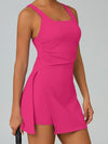 Cutout-Back Wrap Tennis Dress
