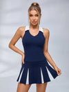 Collar Racerback Tennis Dress