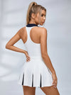 Collar Racerback Tennis Dress