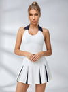 Collar Racerback Tennis Dress