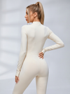 Zipper Hip-lift Jumpsuit