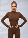 Zipper Fleece Jumpsuit