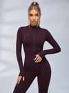 Zipper Fleece Jumpsuit
