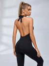 Unique Flower Cutout Backless Jumpsuits