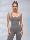 Backless Stripes Jumpsuit