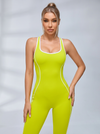 Backless Stripes Jumpsuit