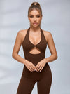 Hollow Out Backless Jumpsuit