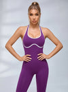 Backless Ribbed Jumpsuit