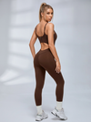 Hollow Out Zipper Jumpsuit