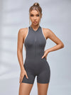 Zipper Short Romper