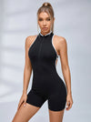 Zipper Short Romper