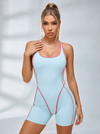 Cross Back Fit Romper