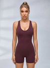 Backless Short Romper