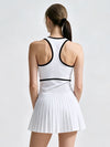 Racerback Tennis Tank & Pleated Skirt Set
