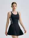 Racerback Tennis Tank & Pleated Skirt Set