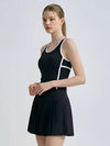 Racerback Tennis Tank & Pleated Skirt Set