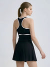 Racerback Tennis Tank & Pleated Skirt Set
