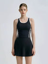 Racerback Tennis Tank & Pleated Skirt Set