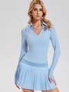 Collared Long-Sleeve Tennis Set