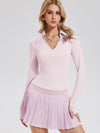 Collared Long-Sleeve Tennis Set