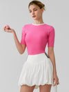 Cropped Bubble Skirt Tennis Set