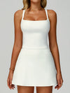 Square-Neck Pleated Tennis Set